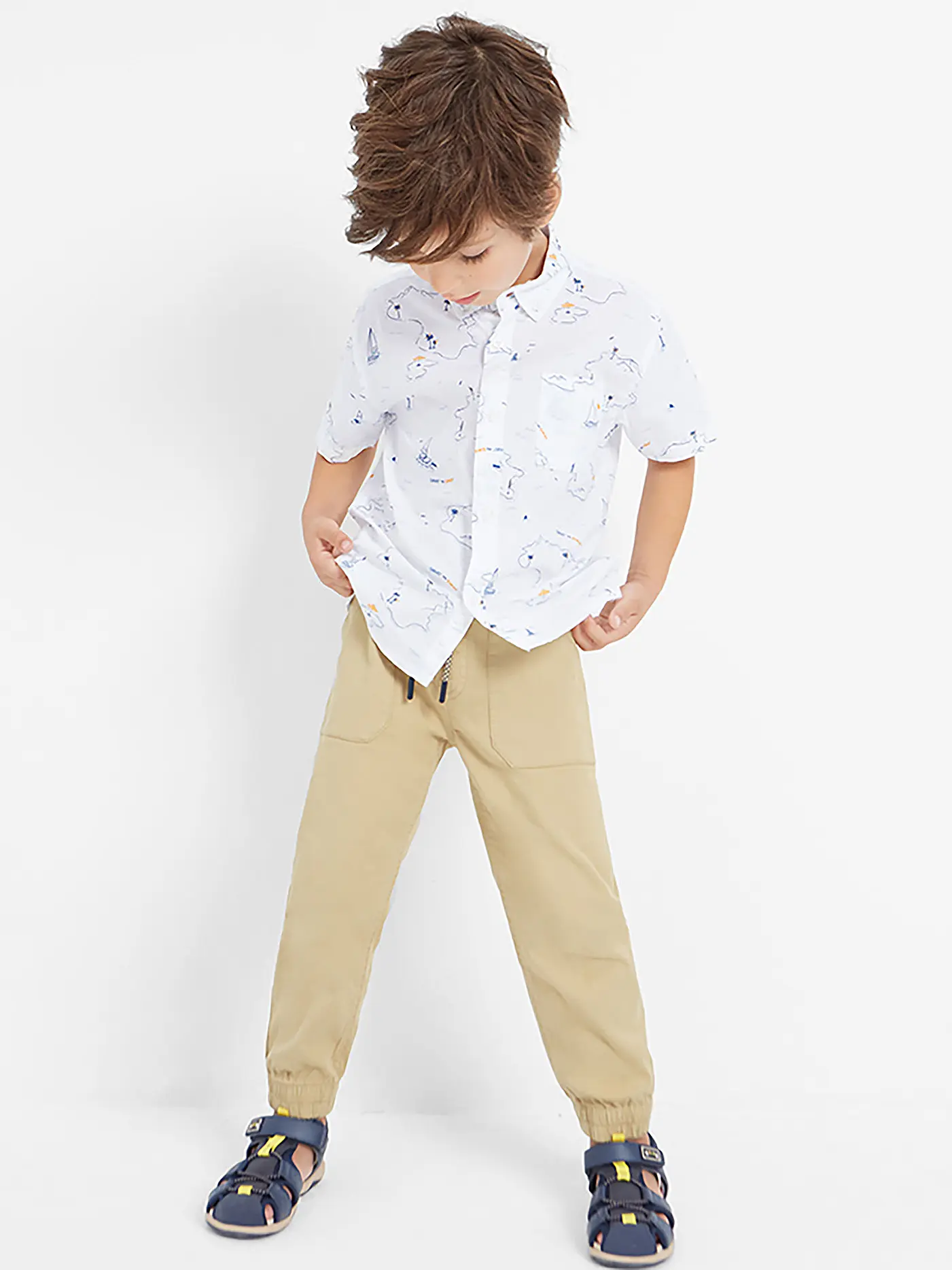 MAYORAL | Jungen Hose Tapered Fit | beige